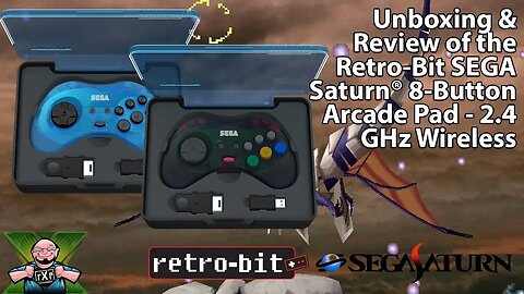 Unboxing & Review - Retro Bit 2.4GHz Wireless Sega Saturn Controllers for the Saturn and USB Devices