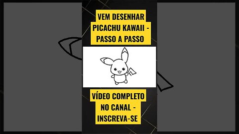 Desenhos de Pikachu - Como desenhar Pikachu passo a passo