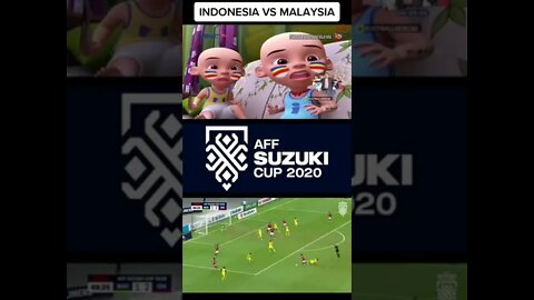 Indonesia vs Malaysia - Is it true that Upin Ipin has Predicted? Aff Suzuki Cup 2020 #Shorts
