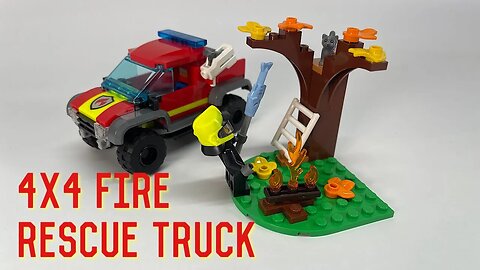 4x4 Fire Rescue Truck Lego City 60393 Unbox and Build