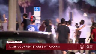 Mayor Castor issues curfew for the City of Tampa