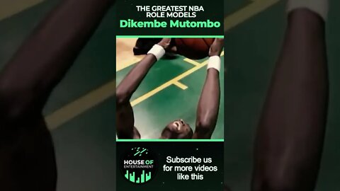 Dikembe Mutombo NBA Role Model #shorts