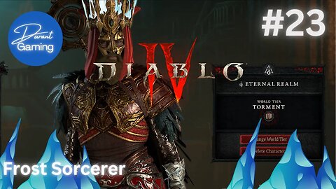 Diablo 4 EP #23 | Tier 4 Frost Sorcerer - Ice Shards, Blizzard | Livestream