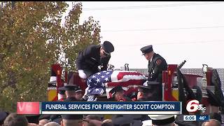 Hundreds gather for funeral services for fallen firefighter Scott Compton