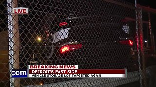 Van of thieves target Chrysler storage lot on Detroit's east side again