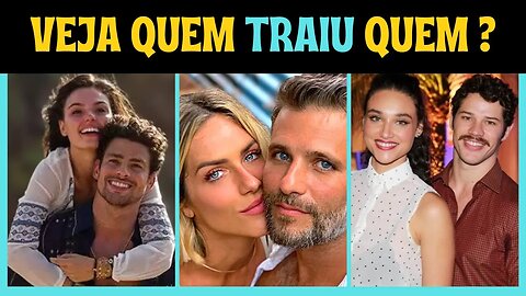 TRAIÇÕES de Famosos que foram descobertos! Babado e confusão há quem terminou e quem perdoou!