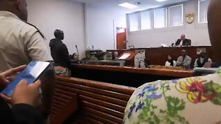 SOUTH Africa - Cape Town - Luyanda Botha in Wynberg Court (Video) (wbq)