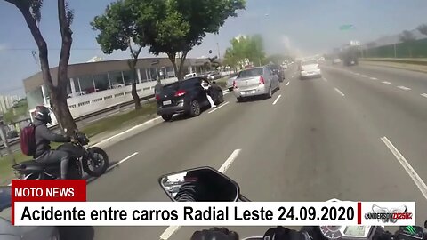 Acidente entree na Radial Leste 24.09.2020#moto #saopaulo #saopaulomotos #brazil