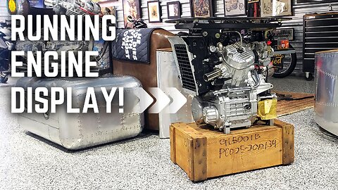 Making A RUNNING Motorcycle Engine Coffee Table!!