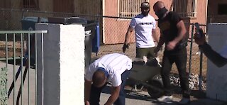 Las Vegas community helps beautify the block