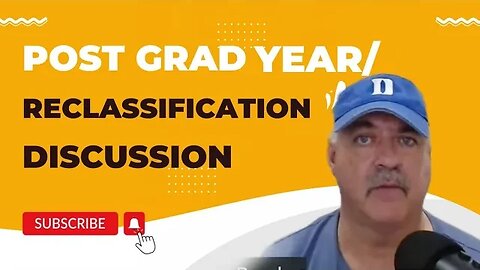 What is a POST GRAD year? Should my son reclassify ?