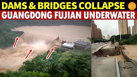 Guangdong & Fujian Are All Underwater!The Worst Flood in History After Typhoon Haikui, Dams Collapse