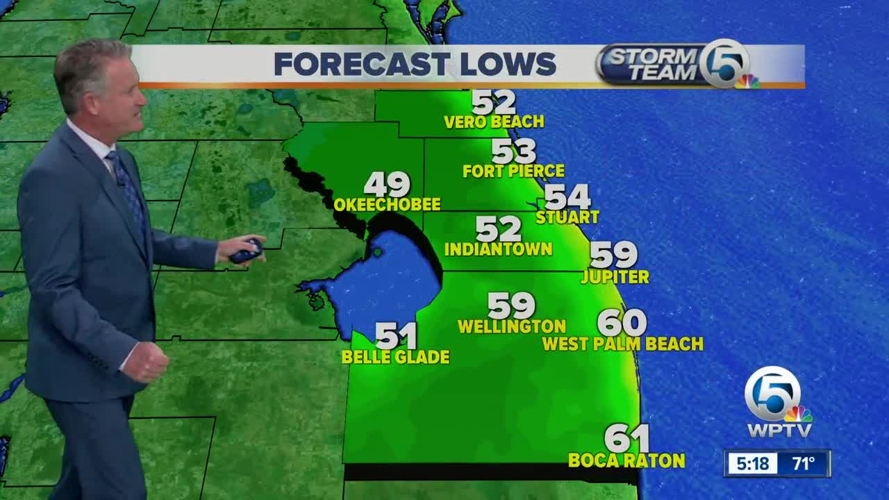 Wednesday night forecast