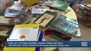Valley store giving away free books