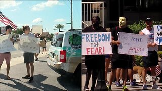 Floridians protest gym closures