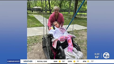 Taking flight: Southgate girl helps raise funds for special needs swings in local park