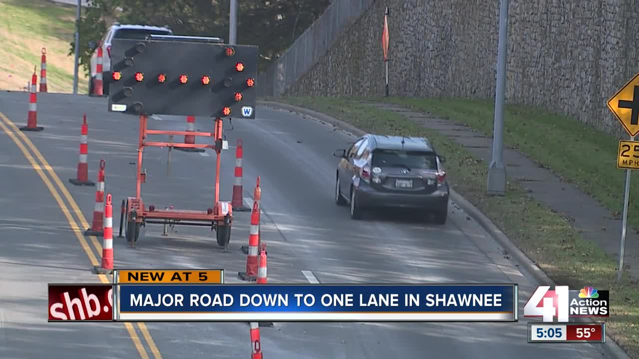 Part of Johnson Drive reduced to 1 lane starting Monday