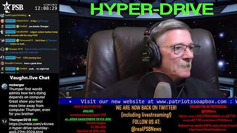2024-04-28 00:00 EDT - Hyper-Drive "The Early Edition": with Thumper