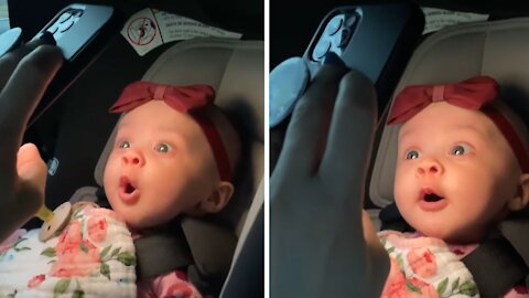 Precious Baby Recognizes Her Aunt Over Facetime