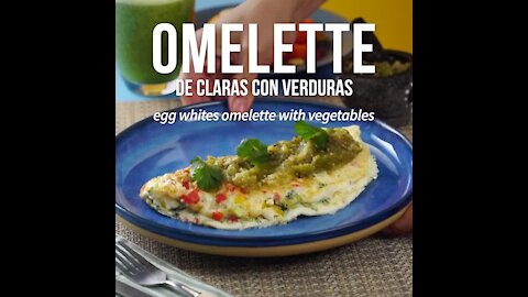Claras Omelette with Vegetables