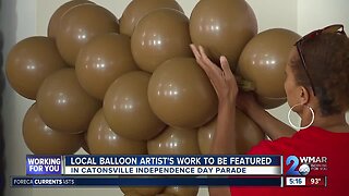 Local balloon artist's work to be featured in Catonsville Independence Day parade