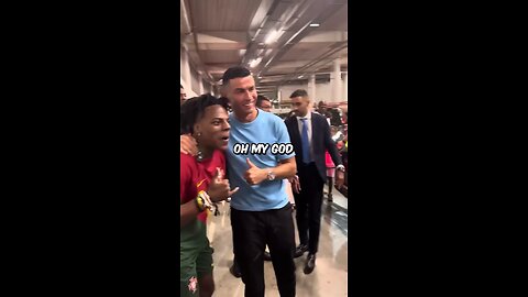 when speed meets with Ronaldo awesome moments very happy moment when speed meets Cristiano Ronaldo