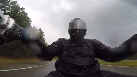 Riders on the Storm - Biker in the Storm