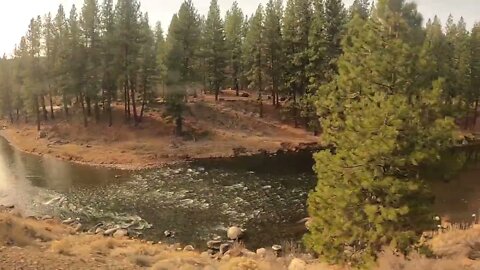 Amtrak California Zephyr in the Sierra Nevada mountains