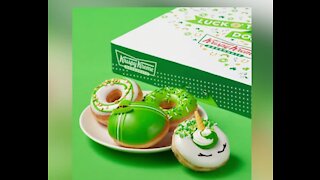 Krispy Kreme is going green for St. Patrick's Day