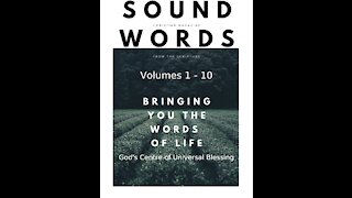 Sound Words, God's Centre of Universal Blessing