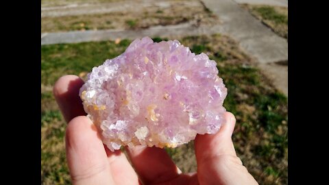 Amethyst, Calcite, and Minor Citrine