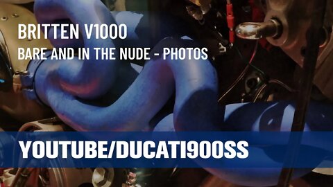 The Famous Britten V1000 Motorcycle in The Nude - Snapshot Video