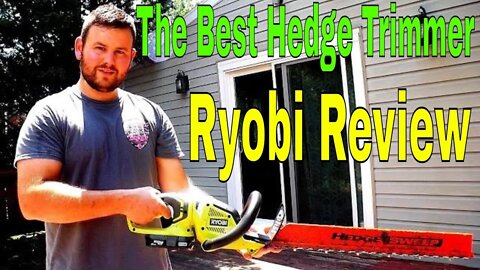 A Must Have Hedge Trimmer The Ryobi 22 in. 18-Volt Cordless Hedge Trimmer