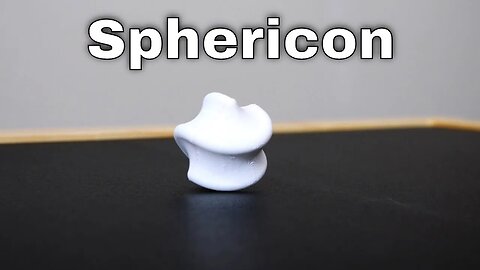 Sphericon-The Shape That Meanders Instead of Rolls