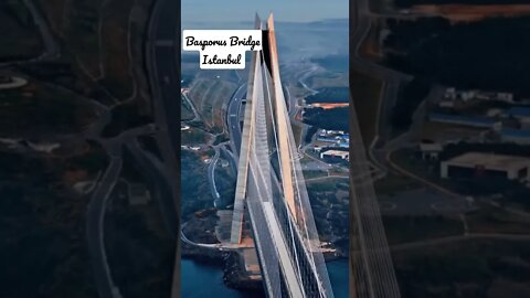 Most Beautiful Basporus Bridge Istanbul Turkey #trensing #trensing #shorts #dronefootage #4kstatus