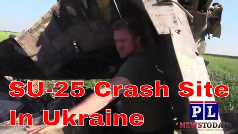 Ukrainian SU 25 Shot Down Over Kherson (Crash Site Special Report)