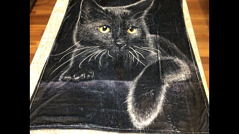 YISUMEI Black Cat Throw Blanket Decorative Fleece Blanket Soft Warm Cozy Kids Adult Gifts 60"x80"