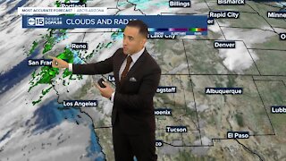 Storm moves from California, bringing moisture to Arizona