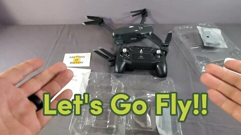 DeeRC 60... What's in the Box?! Drones with Camera with Long Battery Life Gravity Sensor Quadcopters