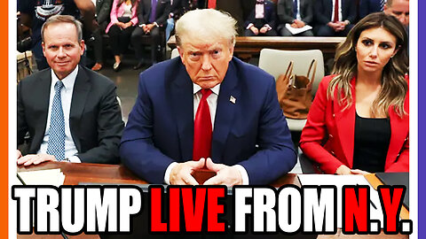 🚨BREAKING: Trump Speaks Live From New York 🟠⚪🟣