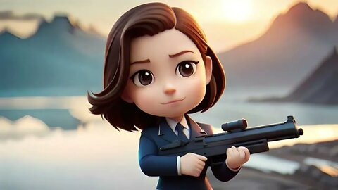 Cute Chibi Hayley Atwell Mission Impossible 7 Movie 2023 - AI Art