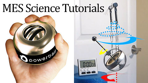 🔥#MESScience 1: How Does a Powerball Gyroscope Work? + Gyros Are Inverted Pendulums