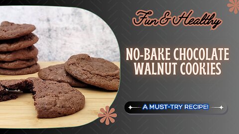 Easy and Delicious No-Bake Chocolate Walnut Cookie Recipe | Perfect for Any Occasion!