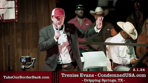 Treniss Evans "J6" - Dripping Springs, TX - Take Our Border Back Pep Rally 2.1.24