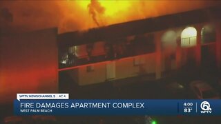1 person taken to hospital, 52 residents displaced by fire near West Palm Beach