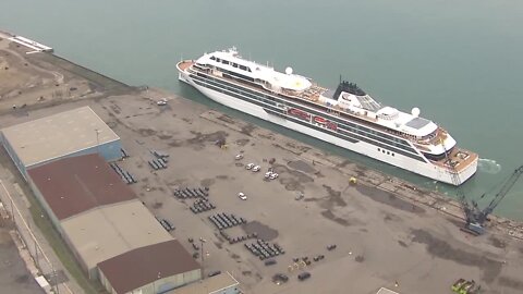 All-new Viking cruise ship Octantis stops in Detroit as part of Great Lakes voyage