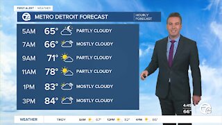 Metro Detroit Forecast: Humidity climbing; chance of storms this weekend