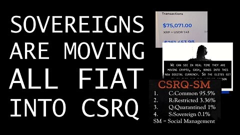 SOVEREIGNS ARE MOVING ALL FIAT INTO CSRQ