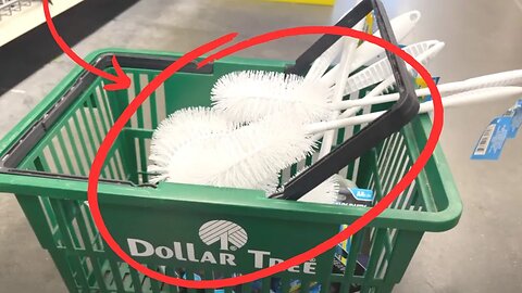 Why everyone's buying new Dollar Store toilet brushes Christmas (BRILLIANT!)