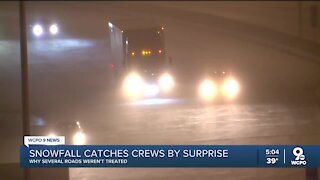 Why weren't some Greater Cincinnati roads treated before snow?